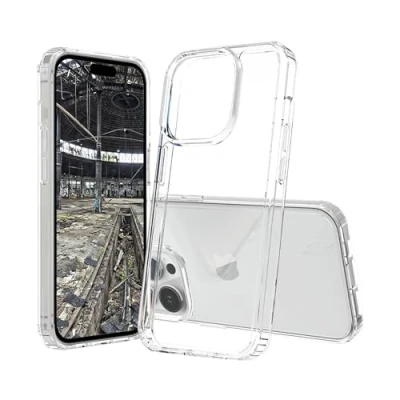 Afbeelding van JT Berlin Pankow Clear Backcover Apple iPhone 15 Pro Transparant