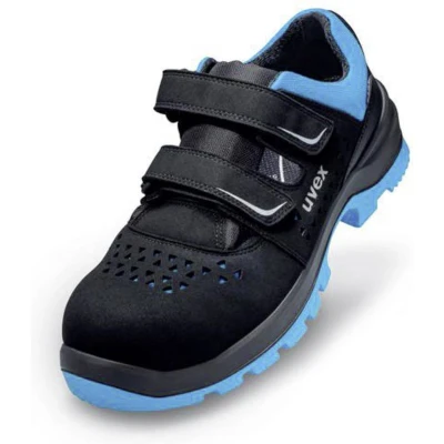 Afbeelding van uvex 2 xenova® 9553245 Veiligheidsandalen ESD S1P Schoenmaat (EU): 45 Zwart, Blauw 1 paar