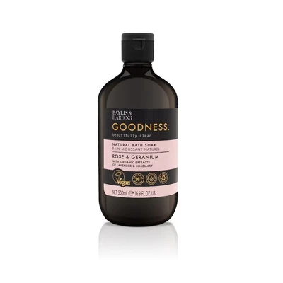 Afbeelding van Baylis&amp;harding Bath Soak Goodness Rose &amp; Geranium, 500 ml