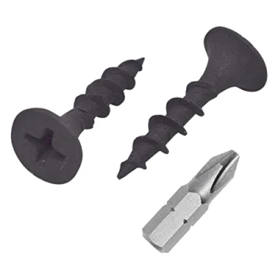 Afbeelding van 300 stuks zwart fosfaatkoolstofstaal 3,5 x 19 mm gipsplaten schroeven, houtschroeven, kruiskopkop, spaanplaatbevestigingsmiddelen (300, mm)