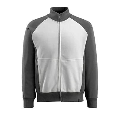Afbeelding van Mascot Unique Sweatshirt met rits 50565 963 wit/donkerantraciet XS