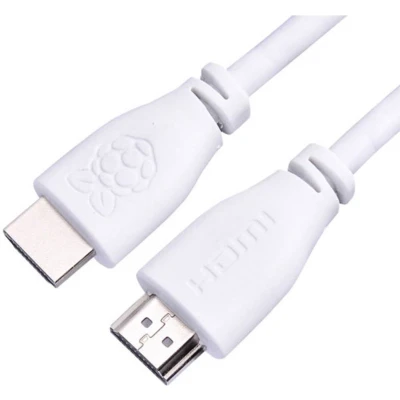 Afbeelding van Raspberry Pi® CPRP020 W HDMI kabel Pi [1x stekker 1x stekker] 2.00 m Wit