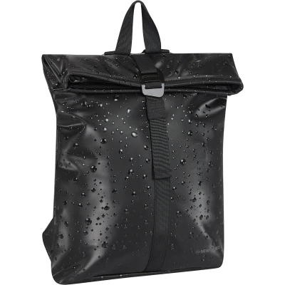 Afbeelding van Los Angeles Droplets Zwart 7L Rolltop Rugzak Waterafstotend Waterdruppel Design