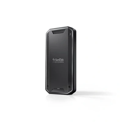 Afbeelding van SanDisk PROFESSIONAL 2 TB PRO G40 SSD (Ultrarobuuste En Draagbare Dual Mode NVMe SSD, Leessnelheden Tot 3000 MB/s, Schrijfsnelheden Van 2500 MB/s,Thunderbolt 3, USB C, IP68, Koele Aluminium Kern)