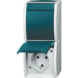 Afbeelding van Busch Jaeger Ocean WCD met wipsch. Wissel 2601/6/20EW 53