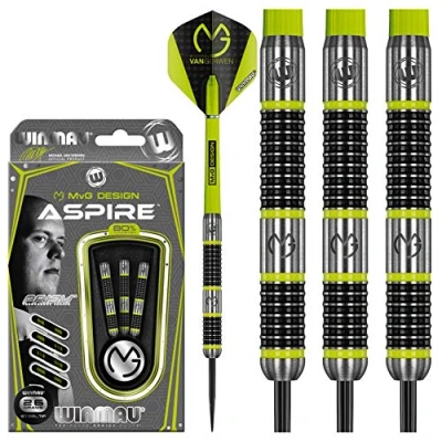 Afbeelding van WINMAU Michael Van Gerwen MvG Aspire: Steeltip Tungsten Dartpijlen Professioneel 26 gram