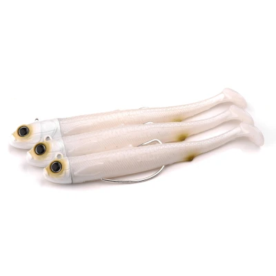 Afbeelding van Spro Gutsbait Salt Zeevis Softbait White Minnow 8cm (15g) Shad