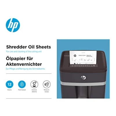 Afbeelding van HP geolied papier DIN A5 formaat 12 vellen smeermiddel voor papierversnipperaar