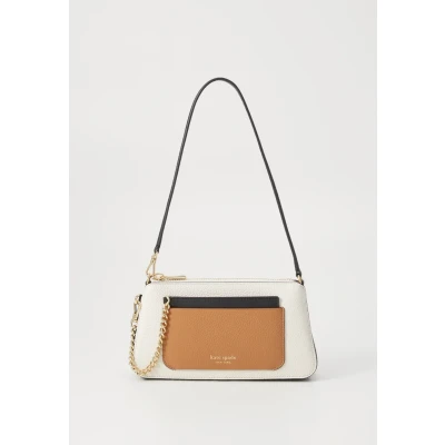 Afbeelding van kate spade new york AVA Colorblocked Pebbled 2 IN 1 Pochette SET Handtas, Dames, Maat: One Size, Parchment multi