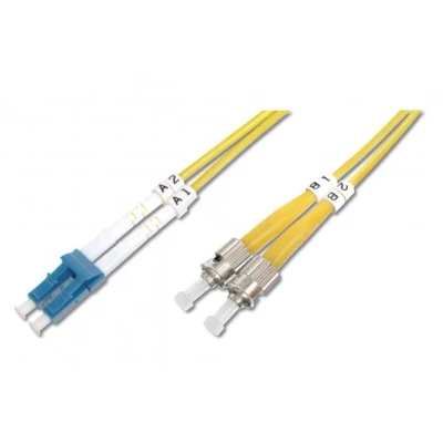 Afbeelding van LWL OS2 Singlemode glasvezel Patchkabel LC / ST 1 M Netwerkkabel Computerkabel Kabel