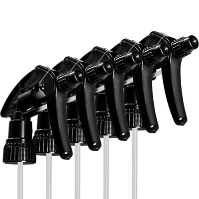 Afbeelding van Nuke Guys 5 stuks verstelbare sproeikop opzetstuk CHS 3A made by Canyon lengte ca. 260 mm, schroefdraad 28/410, afdichting NBR, sproeiopzetstuk geschikt voor vele flessen bijv. Koch Chemie Trigger