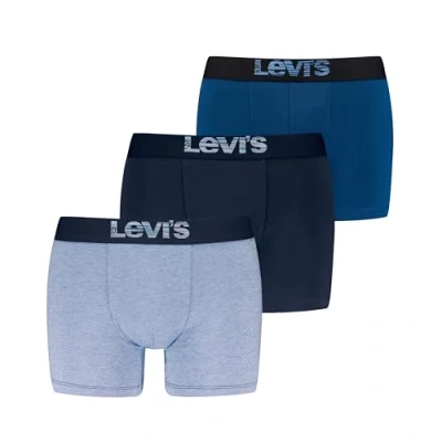 Afbeelding van Levi&#039;s MEN Optical Illusion Brief 3 PACK Onderbroeken, Heren, Maat: XXL, Blue combo