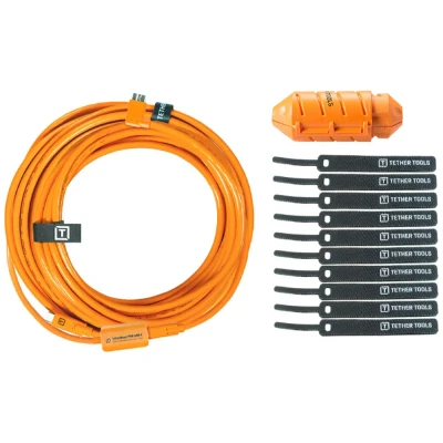 Afbeelding van TetherBoost Pro 9.4m USB C naar Micro B Kabelsysteem Hoek
