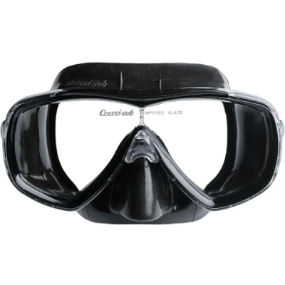 Afbeelding van Cressi Estrella Mask, duikmasker van premium siliconen, uniseks, voor volwassenen, zwart, eenheidsmaat