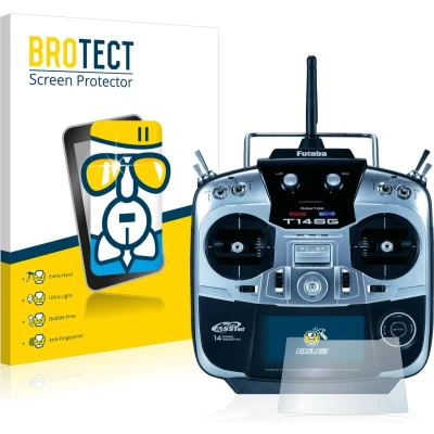 Afbeelding van BROTECT Screenprotector voor Robbe Futaba T14SG Folie Beschermfolie Beschermglas transparant