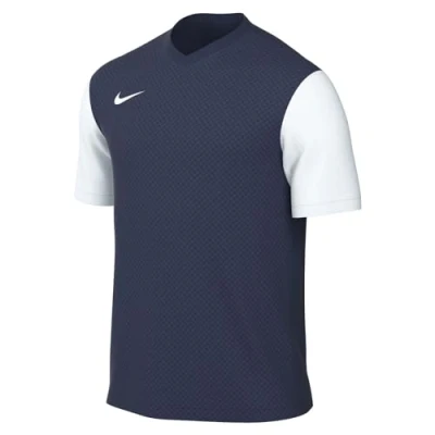 Afbeelding van NIKE Top met korte mouwen voor heren M Nk Df Tiempo Prem Ii Jsy Ss, Midnight Navy/Wit/Wit, DH8035 410,