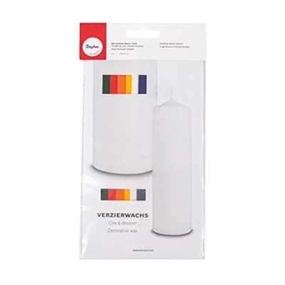 Afbeelding van Rayher HOBBY 3102200 Sierwas, basistinten, set van 6 decoratieve wasplaten, gesorteerde kleuren, elk 20 x 6,5 cm, was om kaarsen te versieren, kaarswas, wasfolie