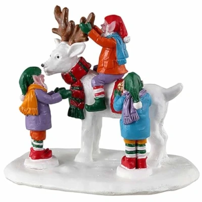 Afbeelding van Reindeer Snowman LEMAX