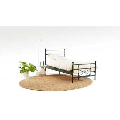 Afbeelding van Maxi Bed Milano 1 persoons 90 x 210 cm antraciet