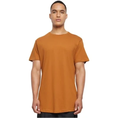Afbeelding van Urban Classics Shaped LONG DO NOT USE Tshirt basic, Heren, Maat: Small, Toffee