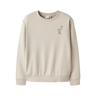 Afbeelding van NAME IT Jongens Nkmvasha Ls Nreg Sweat Unb, Peyote, 134 140