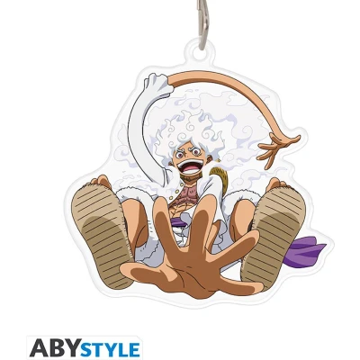 Afbeelding van ABYstyle, Sleutelhanger, One Piece Aap D. Luffy, Roze