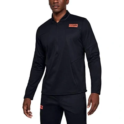 Afbeelding van Under Armour Heren Gametime Fleece 1/2 Zip Warm up Top (Pack van 1)