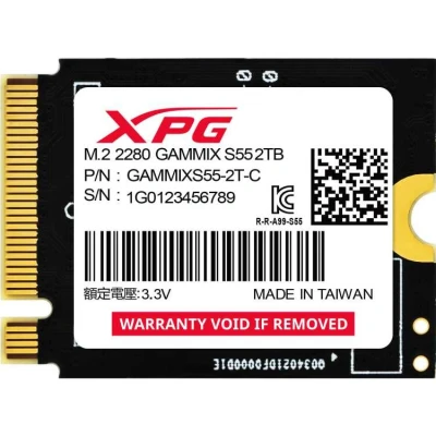 Afbeelding van ADATA GAMMIX S55 M.2 2 TB PCI Express 4.0 NVMe 3D NAND
