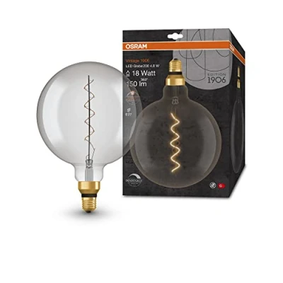 Afbeelding van OSRAM vintage 19 6 LED lamp, smoke tint, 4.8W, 15 lm
