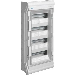 Afbeelding van Hager verdeler opbouw 48 modulen 4x din rail 310x677x151mm ve412f