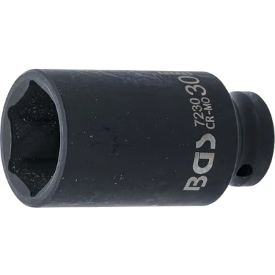 Afbeelding van BGS Kracht dopsleuteldop zeskant, diep 1/2&quot; 30 mm