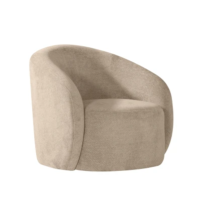Afbeelding van LABEL51 Alby Fauteuil Bruin Stof