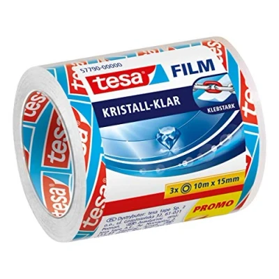 Afbeelding van tesa 57790 00000 01 tesafilm kristall klar Transparant (l x b) 10 m 15 mm 3 stuk(s)