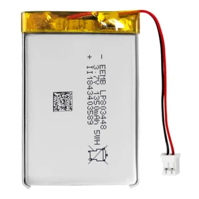 Afbeelding van EEMB lithium polymeerbatterij 3,7 V 1350mAh 803448 Lipo oplaadbare batterij met draad JST connector voor VXI Blue Parrott bevestig de polariteit van het apparaat en aankoop