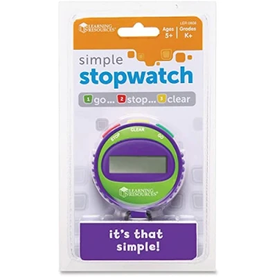 Afbeelding van Learning Resources Gemakkelijk 3 Knop Stopwatch
