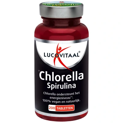 Afbeelding van Lucovitaal Chlorella &amp; Spirulina Tabletten 200TB