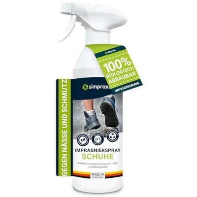 Afbeelding van simprax® GoreTex, impregnering voor outdoor en wandelschoenen, gemaakt in Duitsland, wandelschoenen van stof, membraan gemengd weefsel, 250 ml