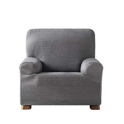 Afbeelding van Eysa Aquiles elastische banksprei 1 fauteuil kleur 06 grijs, polyester katoen, 37 x 29 5 cm