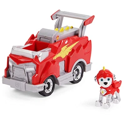 Afbeelding van Paw Patrol Rescue Knights Marshall + Deluxe Voertuig