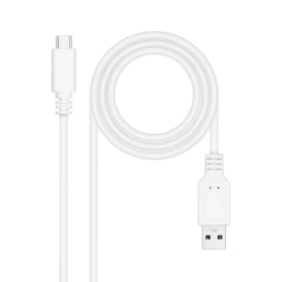 Afbeelding van USB kabel NANOCABLE 10.01.2102 W 2 m Wit