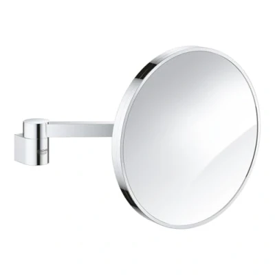 Afbeelding van Grohe selection make up scheerspiegel 7x vergroot metaal glas chroom 41077000
