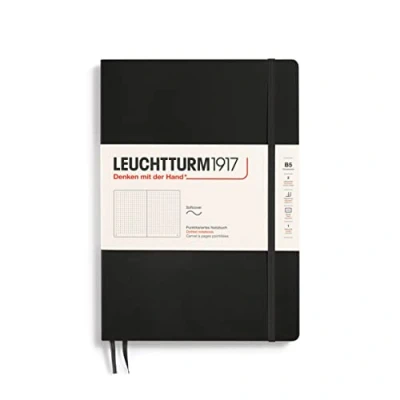 Afbeelding van Leuchtturm Notitieboek B5 Softcover Black Gestippeld