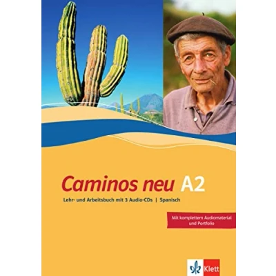 Afbeelding van Caminos A2. Neue Ausgabe. Lehr und Arbeitsbuch mit 3 Audio CDs
