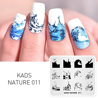 Afbeelding van KADS Nail Stempelen Plaat Oceaan Art Stempel Sjabloon Diy Afbeelding Template Manicure Stencil Gereedschap (NA011)