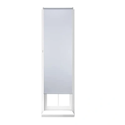 Afbeelding van Relaxdays thermo rolgordijn wit isolerend zonder boren verduisterend diverse maten 70x210cm