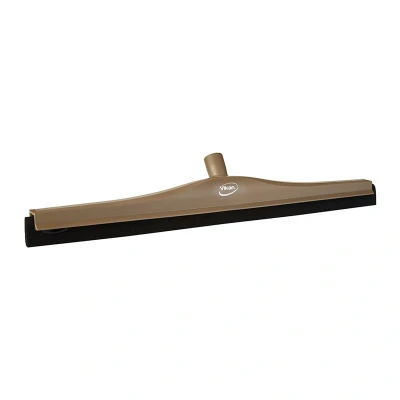 Afbeelding van Vikan Klassieke Vloertrekker Kop met vaste nek en Zwart Rubber 60cm Bruin