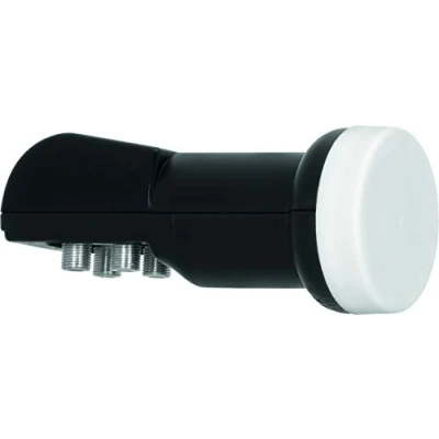 Afbeelding van TechniSat Universele Quad LNB, Quattro Switch LNB voor maximaal 4 deelnemers met 40 mm feed opname (weerbescherming, UHD/4K, Full HD, 3D)