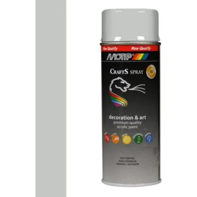 Afbeelding van motip crafts hoogglans ral 7035 696083 400 ml