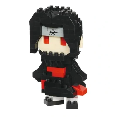 Afbeelding van Nanoblock Bandai Itachi Uchiwa mini bouwsteenfiguur constructiespel bouwpakket voor manga pixelfiguur NBCC138