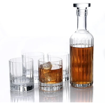 Afbeelding van Whiskyset Luigi Bormioli Bach (5 Delig)